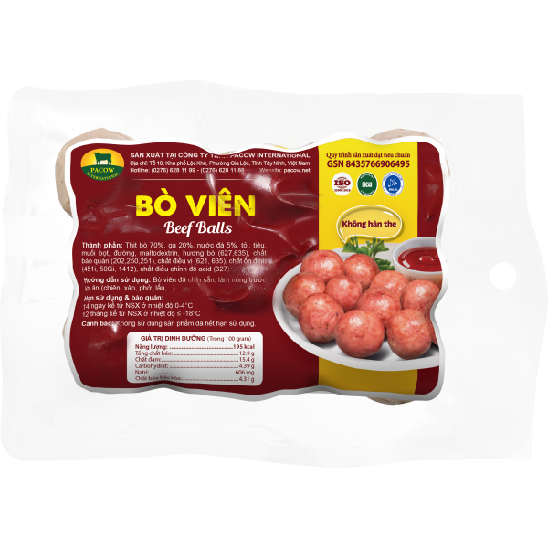 BÒ VIÊN PACOW 200G