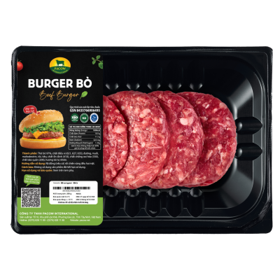 BURGER BÒ PACOW 250G (4 MIẾNG)