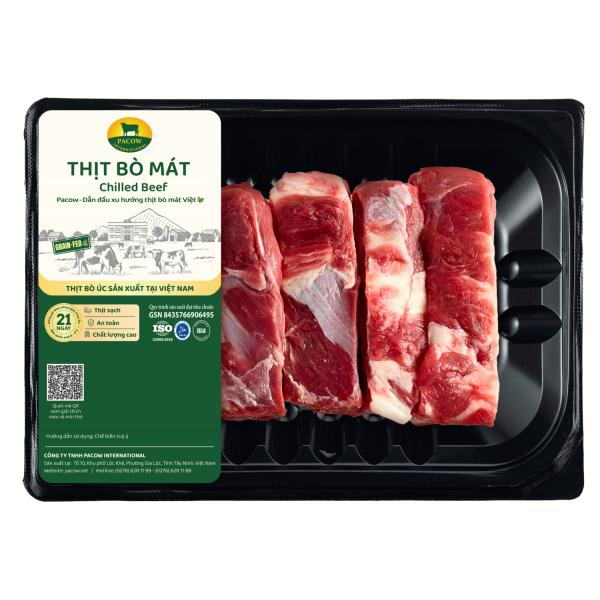 DẺ SƯỜN BÒ PACOW 250G