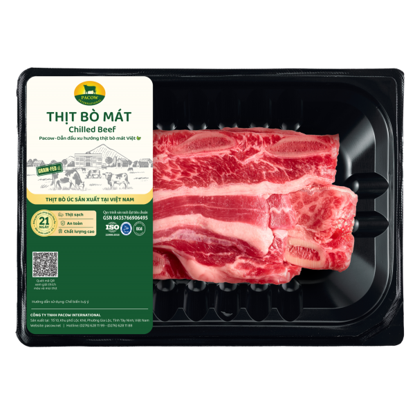 NẠM SƯỜN BÒ (CÓ XƯƠNG) PACOW 250G