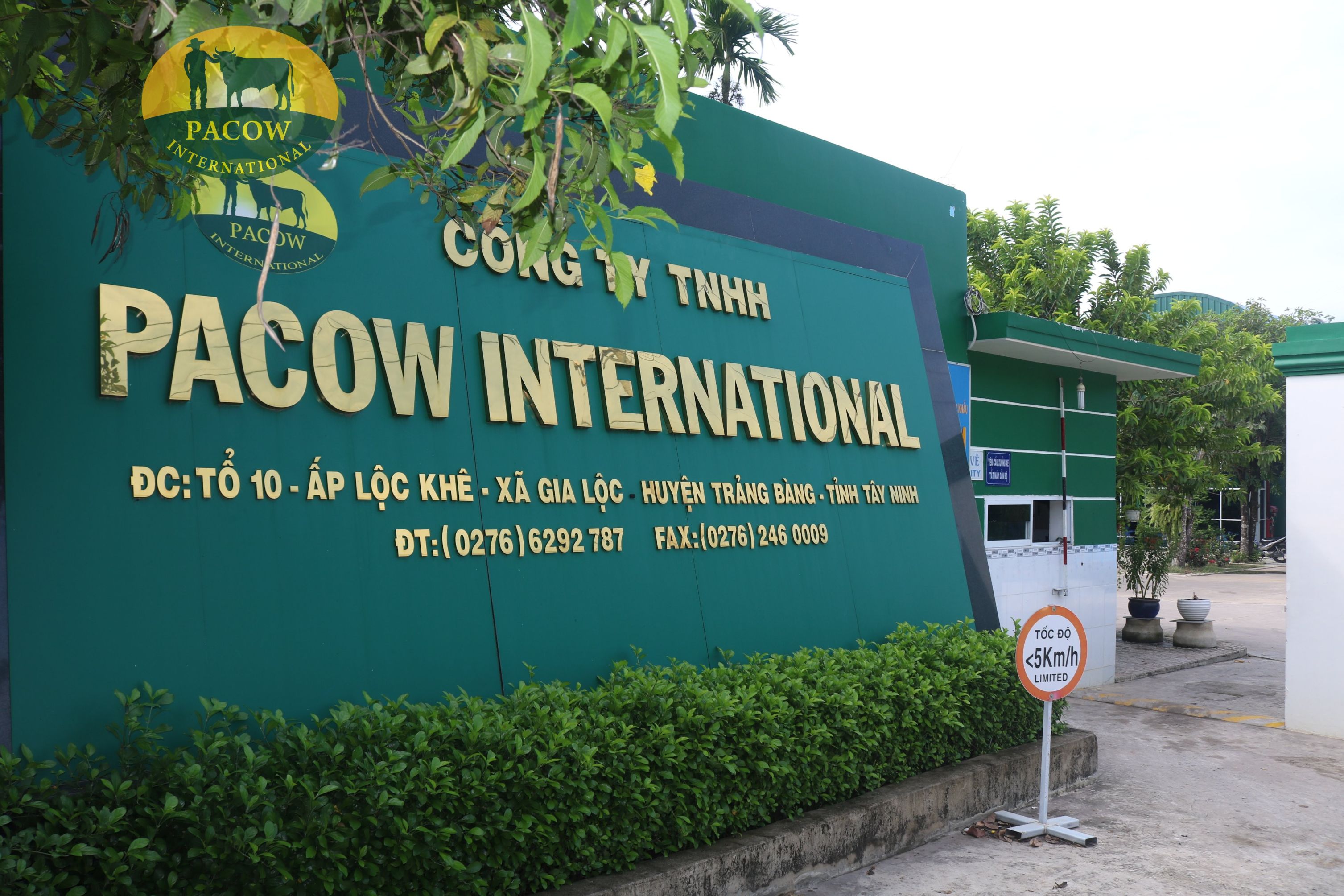 Cổng công ty Pacow