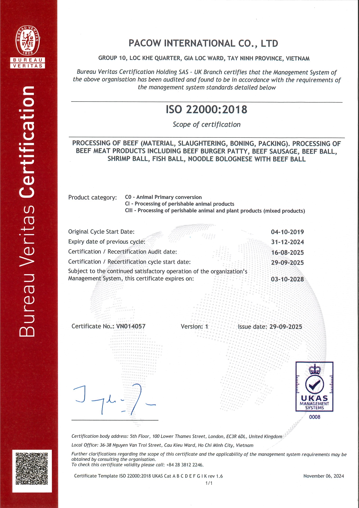 ISO 22000:2018 ISO 22000:2018